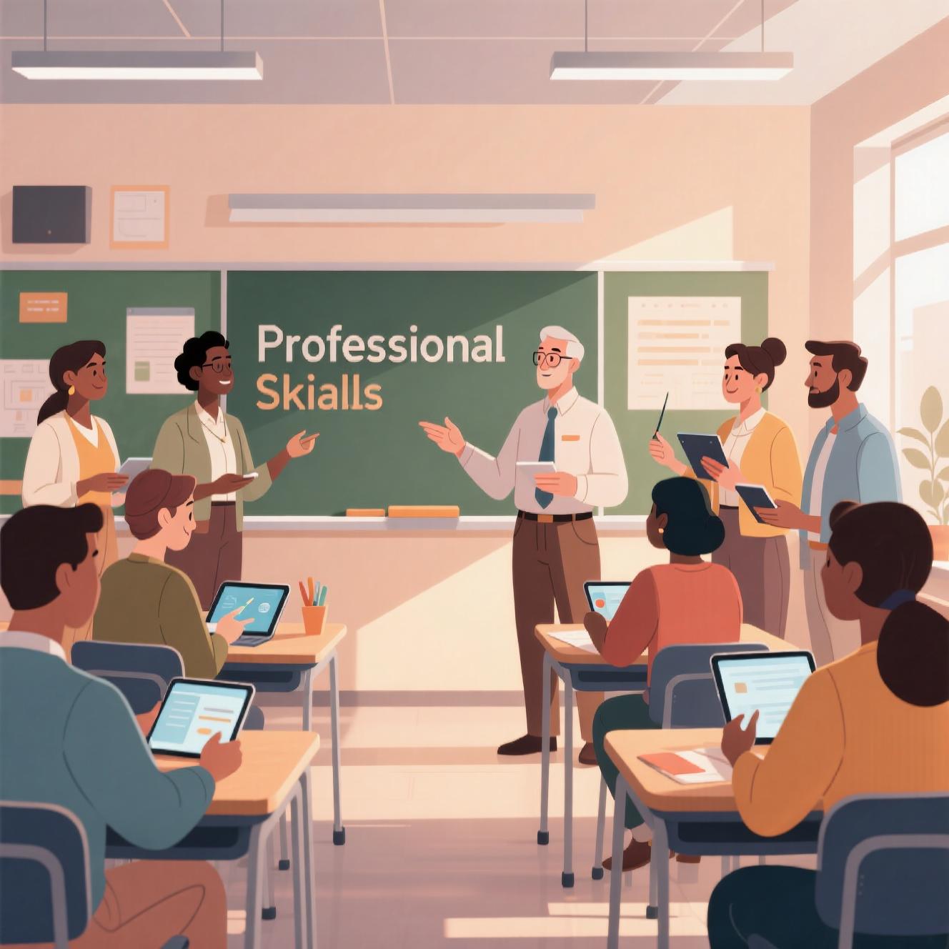 پرسشنامه مهارت های حرفه ای معلمان